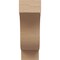 Ekena Millwork 3"W x 6"D x 9"H Classic Newport Rough Cedar Woodgrain TimberThane Corbel, Primed Tan CORUR03X06X09NEWRCPR - alternate 2
